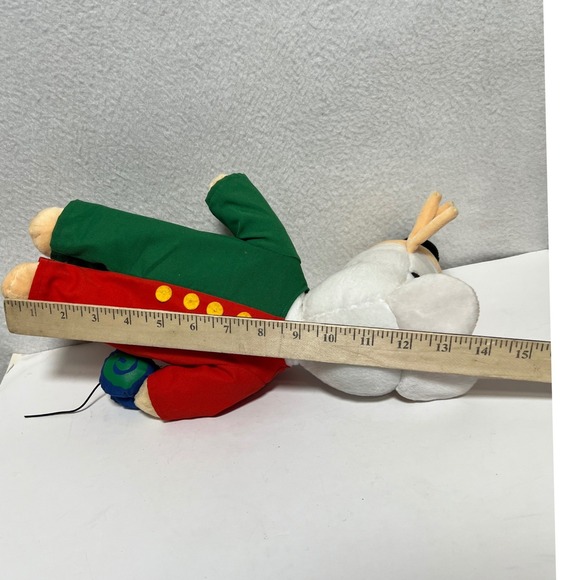 Vintage Maisy Mouse Plush Stuffed Animal Green Red YoYo 13" nostalgic not Tested - Picture 4 of 15